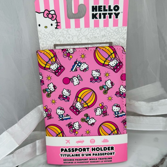 Hello Kitty Other - Hello Kitty Hot Air Balloon Travel Passport Cover